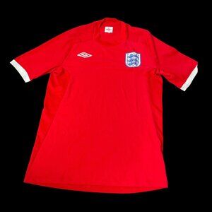 Vintage Pre-Loved England 2010 World Cup Umbro Football Jersey (Size 38) 🏴⚽